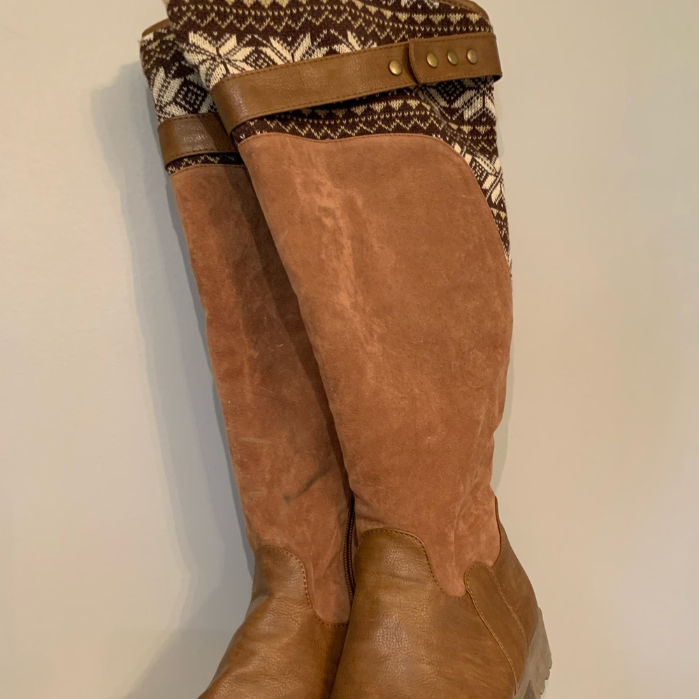 Cute Brown Winter Boots! Size 6.5
